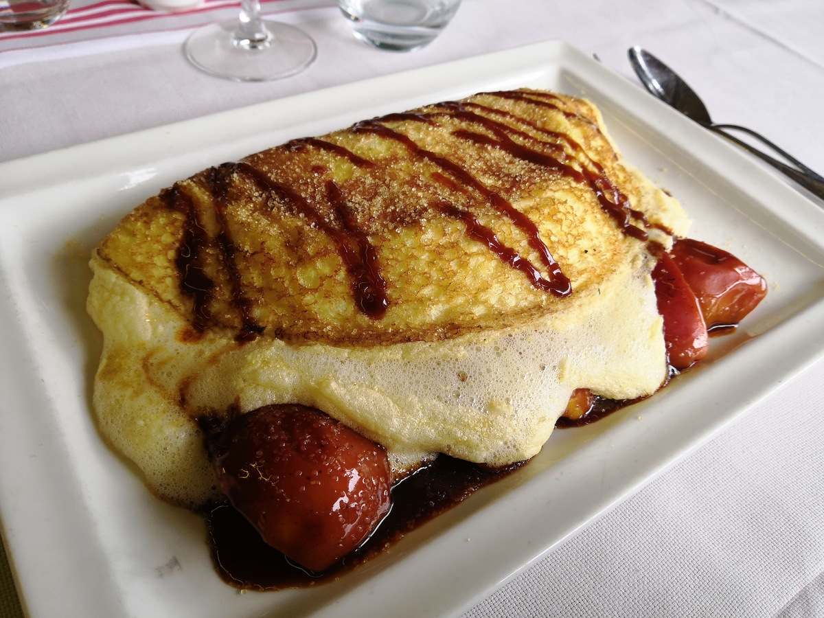 La Mere Poulard Omelet at Mont Saint-Michel