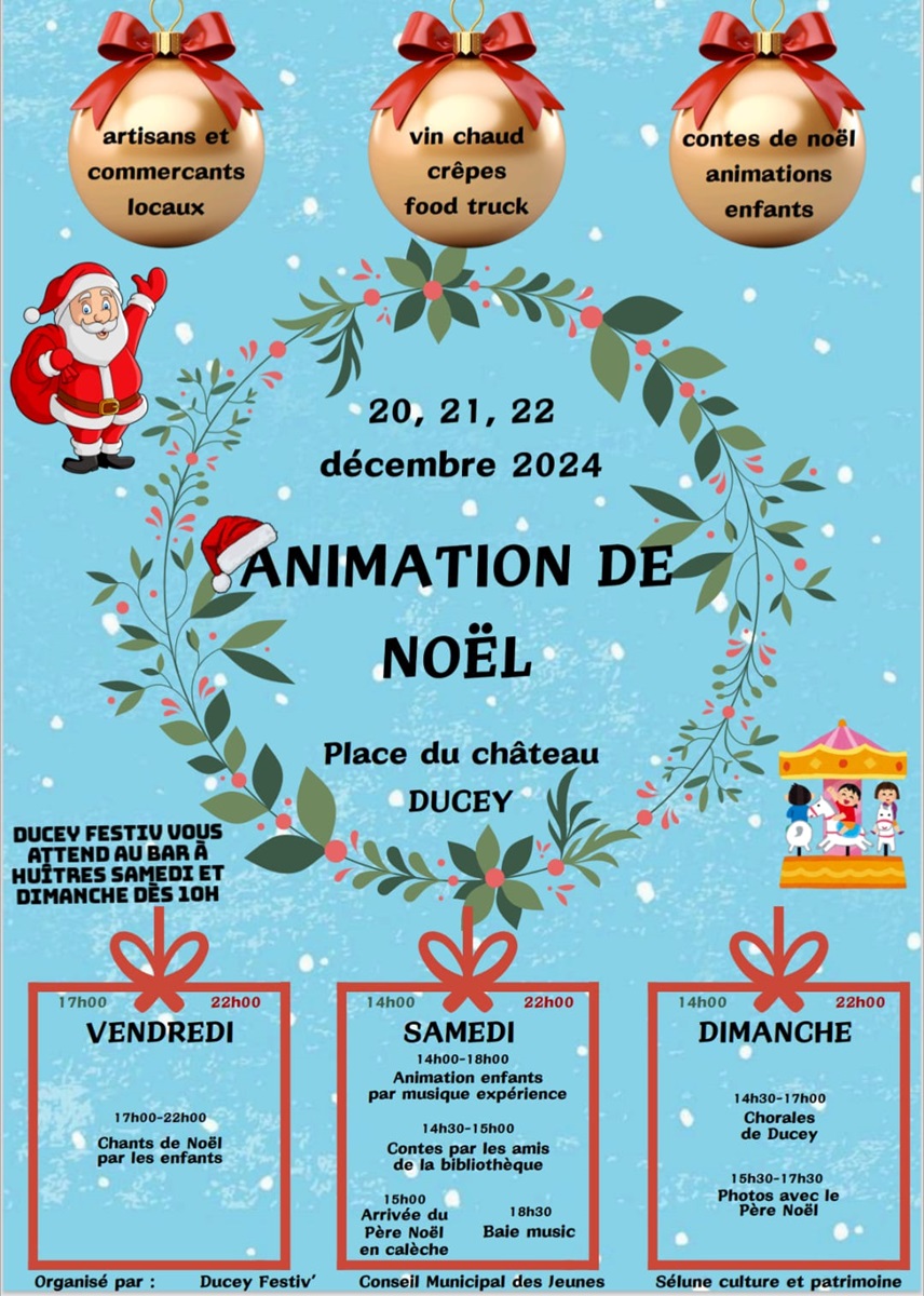 Animation et marché de Noël