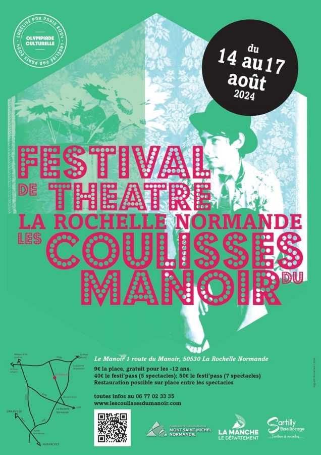 Festival-de-theatre-Les-Coulisses-du-Manoir-14-au17-08-2024-La-Rochelle-Normande-logo-Olympiades