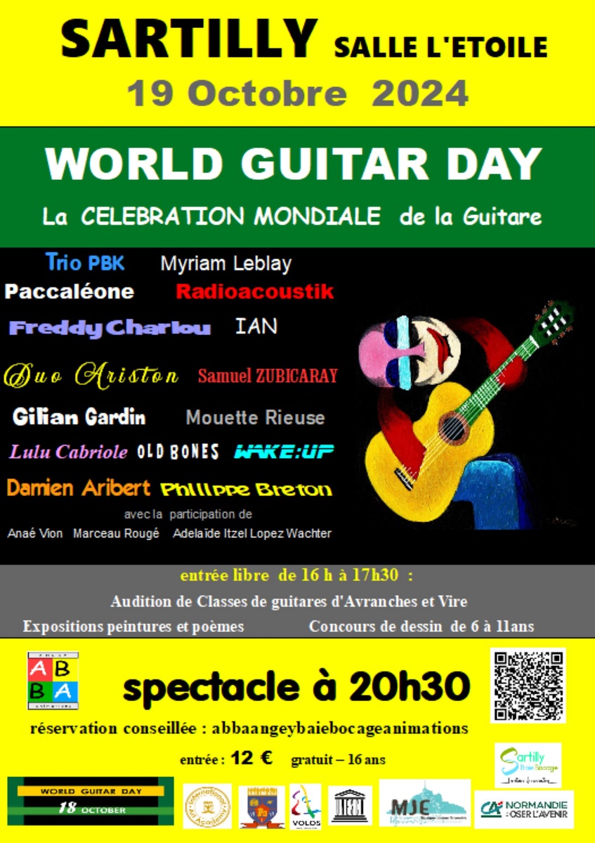 World Guitar Day - La célébration de la guitare Le 19 oct 2024